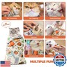 JourCraf Cat Grooming Wrap, Cat Grooming Supplies for Cutting Nails, Cat Restraint for Nail Clipping to Anti-Scratch/Runaway/Bitten, Cat Swaddle Wrap for Calming and Holding Cat (L (Within 11lbs))