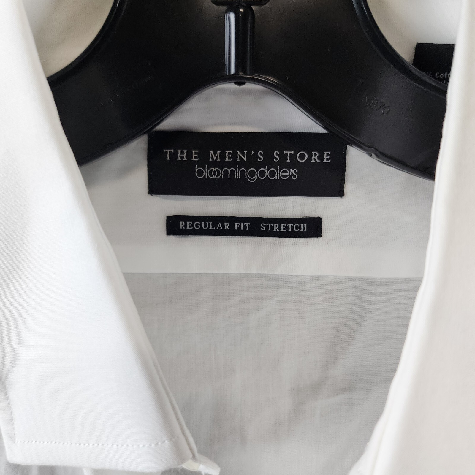 The Men's Store at Bloomingdale's Regular Fit Dress Shirt Men's 15 32/33 White - Picture 4 of 13