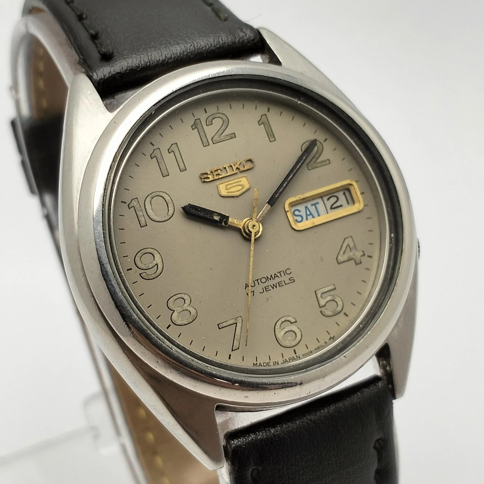 Seiko 5 Automatic 7009-3181 Day/Date Vintage Men's Watch
