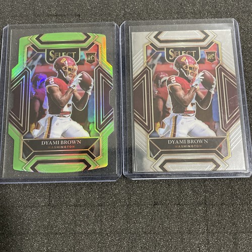 RANDY CARPE DIEM Brown×Green 2021 Select Football Hunter Long NEON GREEN DIE CUT #/349