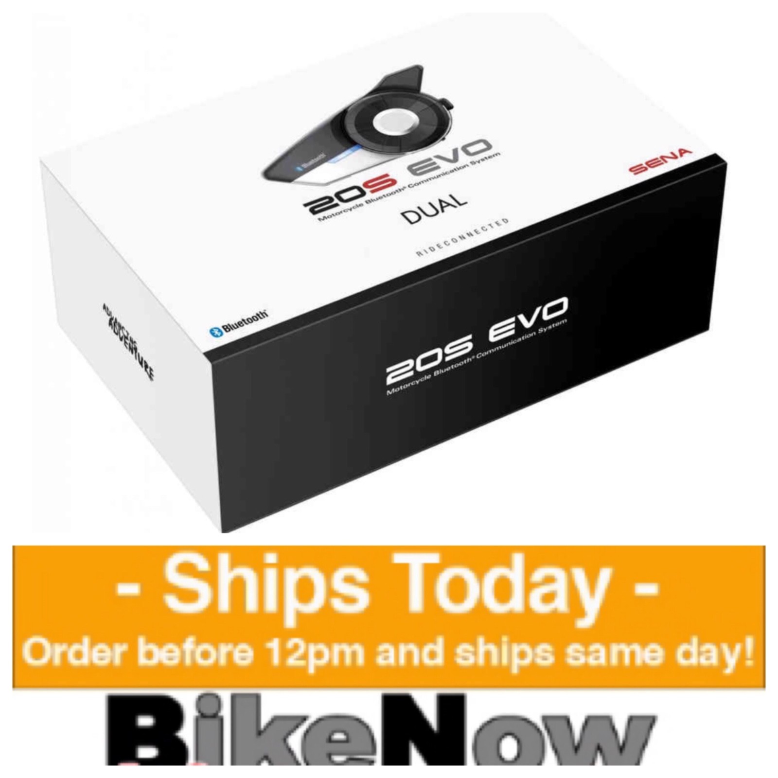 SENA 20S EVO 2台 Sena 20S EVO Dual Pack Motorcycle Helmet Headset Intercom