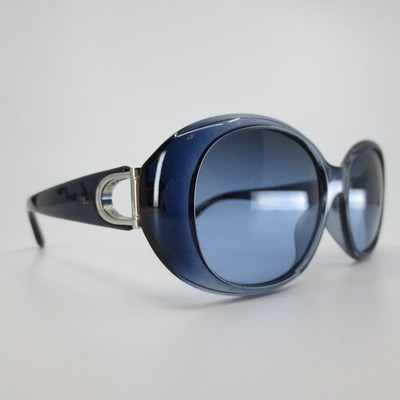 Ralph Lauren RL 8074 5264/8F Blue Oval Sunglasses Womens Made in Italy 56-16-135