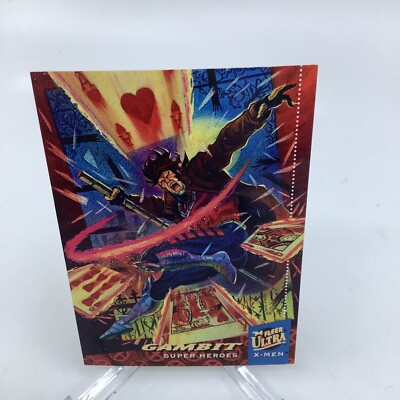 1994 Fleer Ultra X-Men #4 Gambit Marvel Trading Card