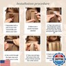20 Inch Tape in Hair Extensions Human Hair 613 Bleach Blonde Seamless Skin Tape in Hair Extensions Real human hair Straight InvisibleTape in Extensions Human Hair For Women 50g 20pcs/pack