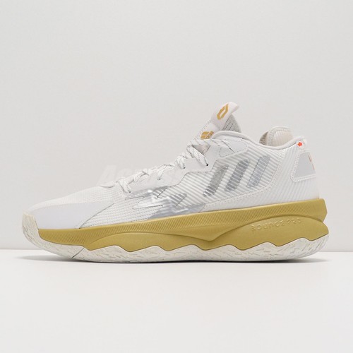 

Мужские баскетбольные кроссовки adidas Dame 8 LEFT FOOT DISCOLORATION UK10 GY1755, Белый, Dame 8