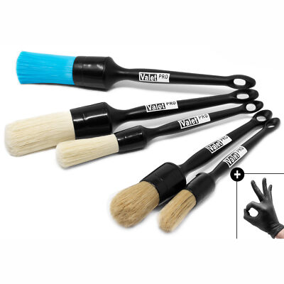 Felgen Pinsel Auto Set Reifen chemieresistent Schutz Handschuhe Pflege ValetPRO 