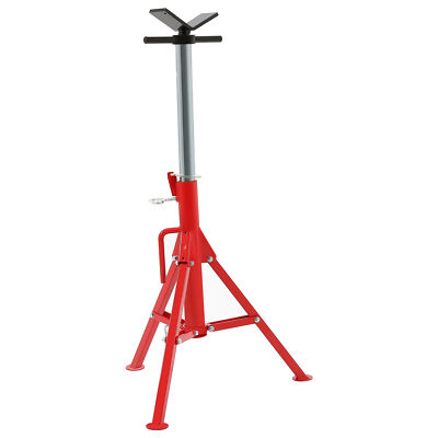 Folding Jack V-Head High 12''  Pipe Stand 28''-52'' Quick-lock Washer Multitools