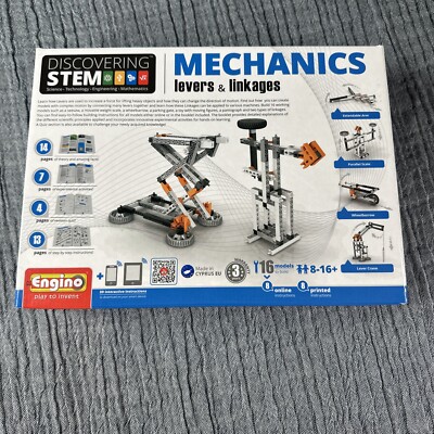 STEM Mechanics Levers Linkages Construction Kit Fun Science Educational Toy Kit
