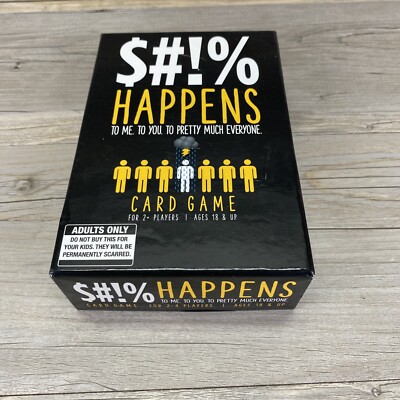 S#!% Happens to Pretty Much Everyone Adult Party Card Game 18+ Fun Complete 2017