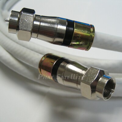 50ft COMMSCOPE RG11 COAXIAL MADE IN USA 3GHZ CMP RATED DIGITAL CABLE INTERNET