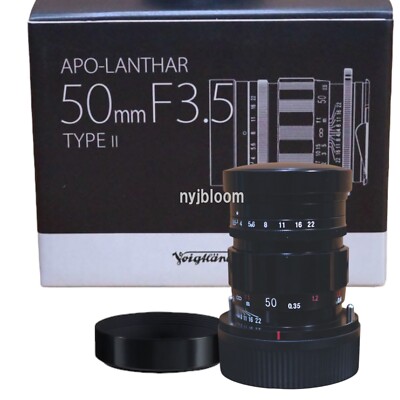 New Voigtlander APO-LANTHAR 50mm F3.5 TypeII VM Mount Manual