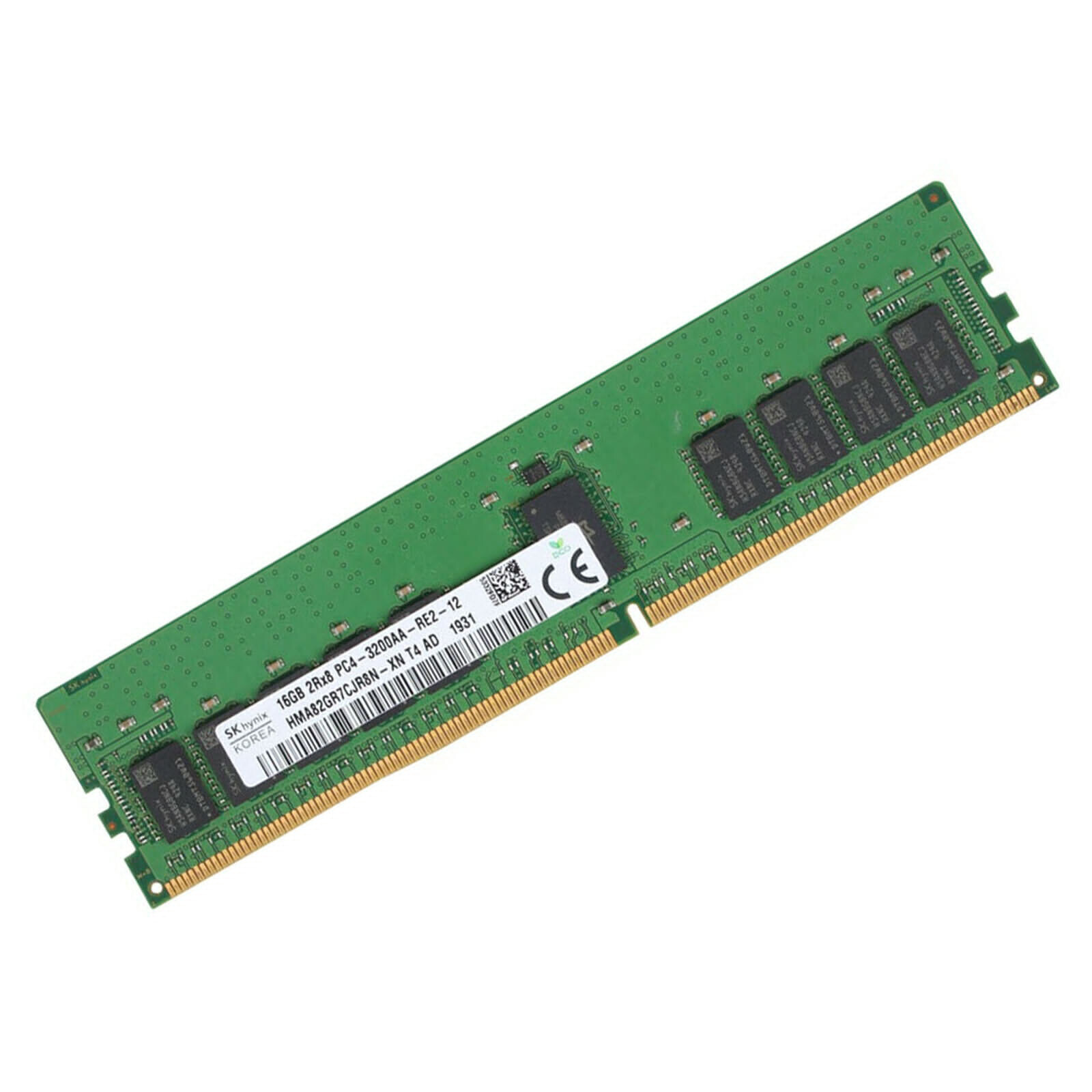 SK Hynix 16GB 3200MHz DDR4 ECC DIMM RAM PC4-25600 2RX8 1.2V Server