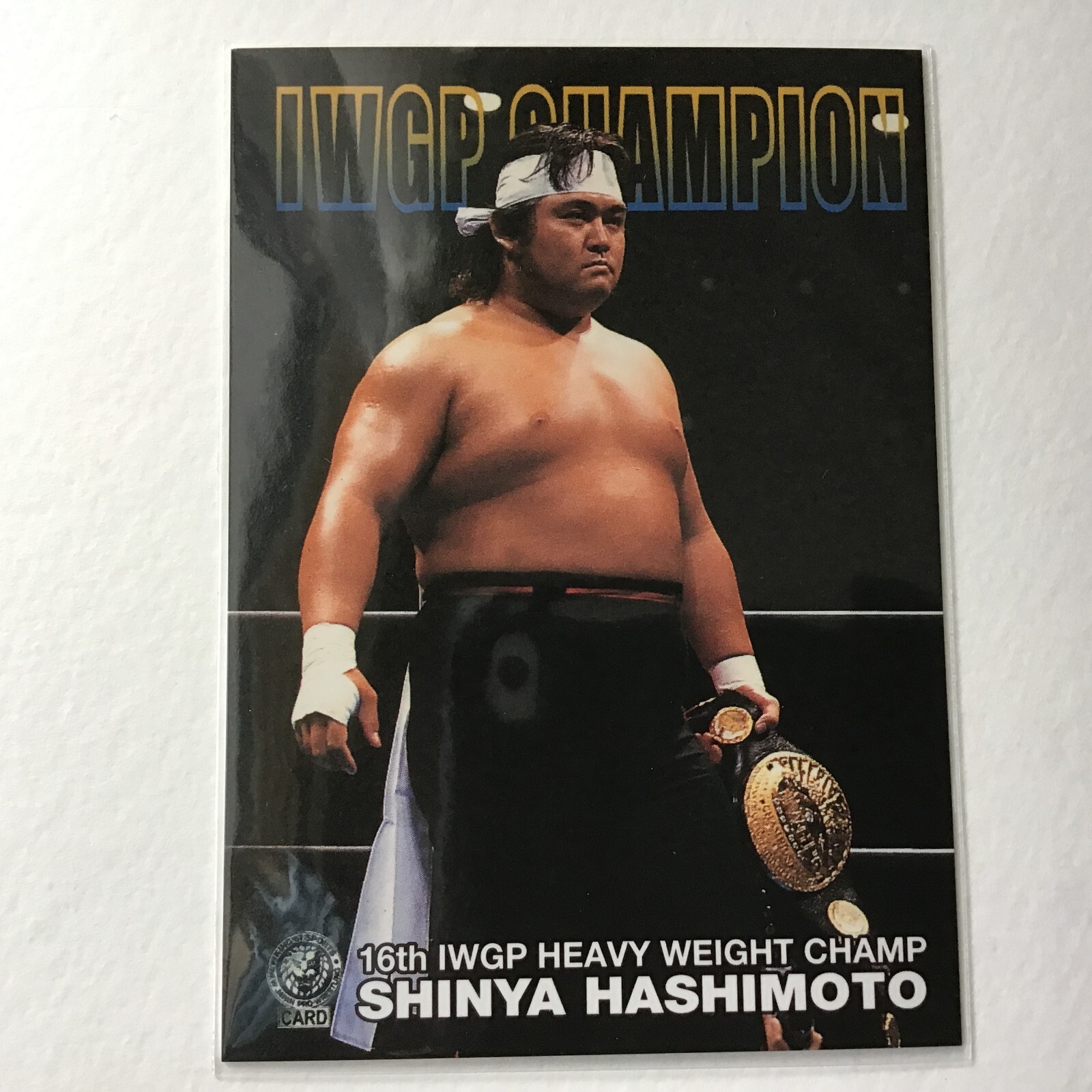プロレスカード Bandai New Japan pro-Wrestling Card Shinya Hashimoto 1998 No
