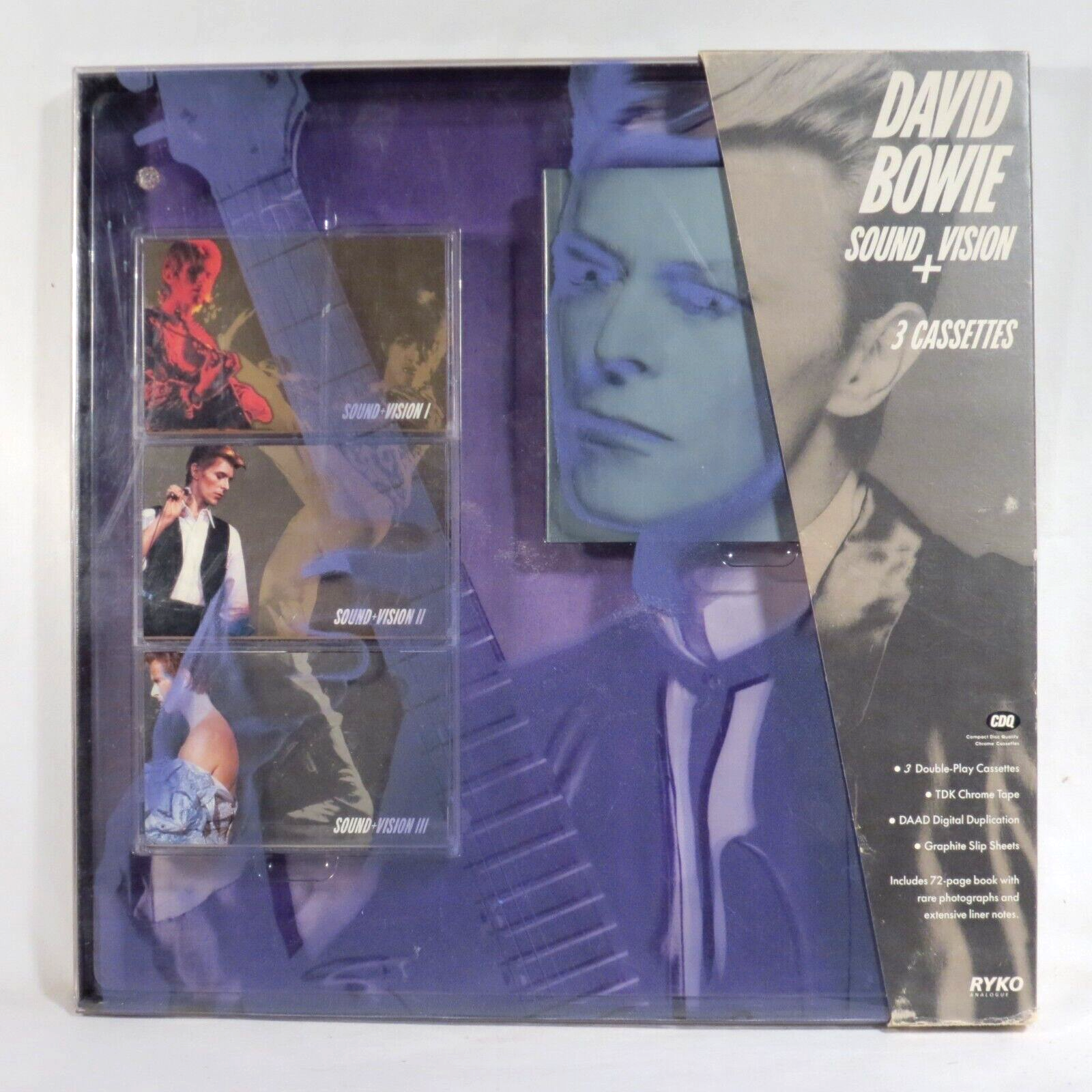 デヴィッド・ボウイ/サウンド・アンド・ヴィジョン 3CD＋CDV 1989年レア デヴィッド・ボウイ/サウンド・アンド・ヴィジョン 3CD＋CDV