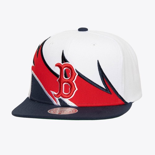 МУЖСКАЯ КЕПКА MITCHELL & NESS MLB WAVERUNNER RED SOX - БЕЛАЯ