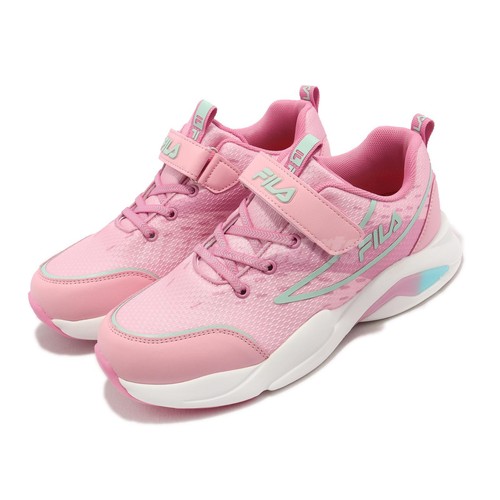 

Fila J809W Розовый Серый Белый Ремешок Детская Дошкольная Беговая Спортивная Обувь Кроссовки, J809w