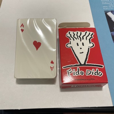 CARTE DA GIOCO FIDO DIDO 1985 POKER BRISCOLA ORIGINAL VINTAGE PLAYING CARDS NEW