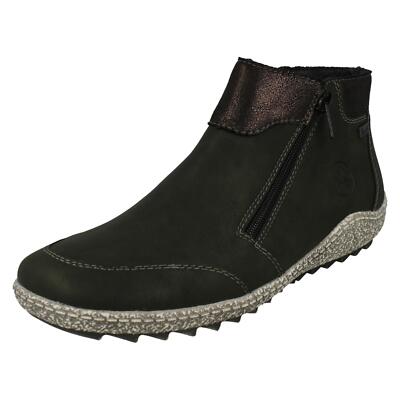 Ladies Rieker L7551 Warm Lined Rieker-Tex Ankle Boots