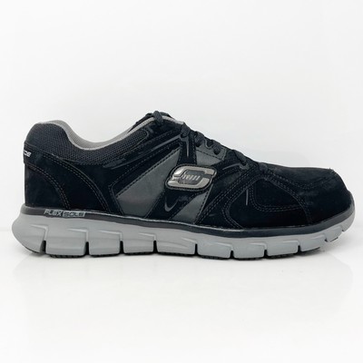 

Skechers Mens Synergy 77068 Черная повседневная обувь Кроссовки Размер 8, Черный, Synergy