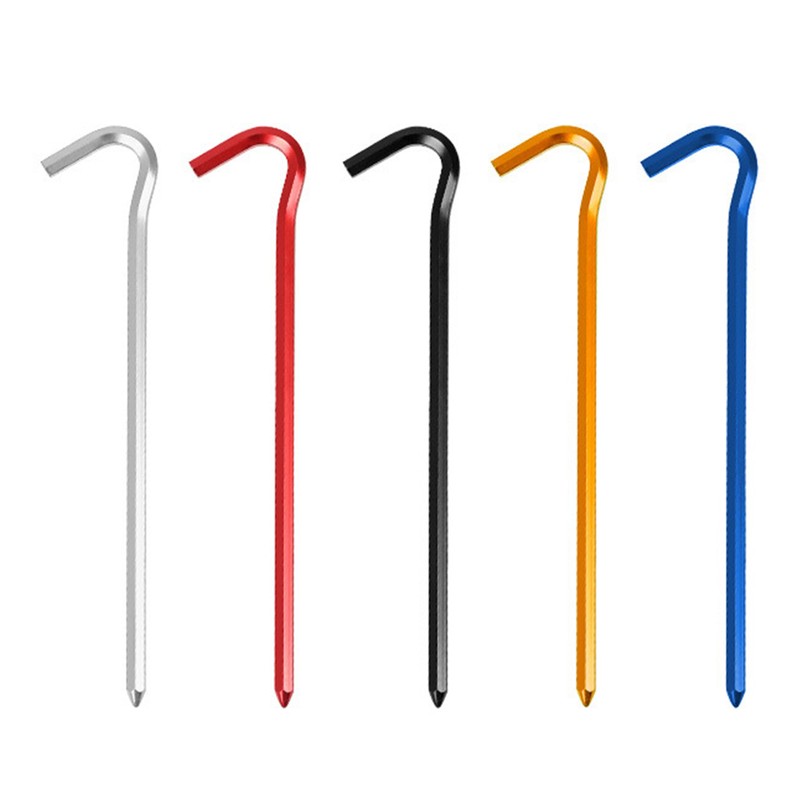 Tent Pegs Garden Outdoor Hiking Nail Stakes Heavy Duty