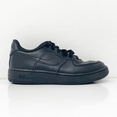 

Nike Boys Air Force 1 314193-009 Черная повседневная обувь Кроссовки Размер 1Y, Черный, Air Force 1