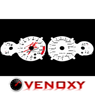 Suzuki GSX 1300R Hayabusa II 2012-2019 Fond de Compteur BLANC