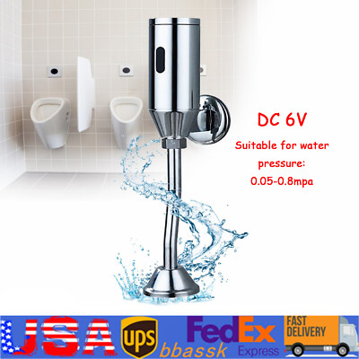 Auto Wall Urinal Sensor Toilet Induction Washing Urinal Flush Valve Touchless 