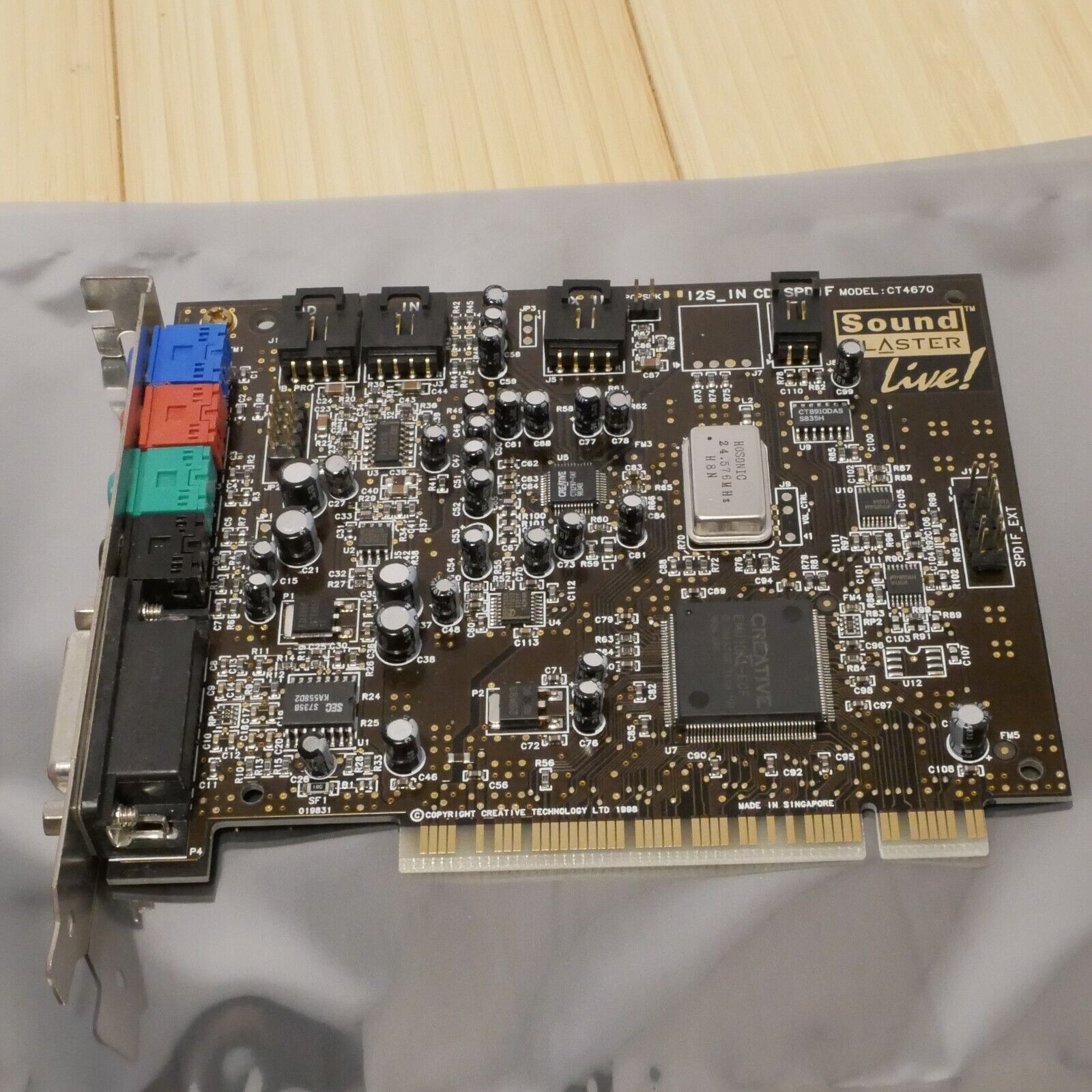 Creative Sound Blaster Live! CT4670 PCI Sound Card MIDI Game Creative Sound Blaster Live! CT4670 PCI Sound Card MIDI Game