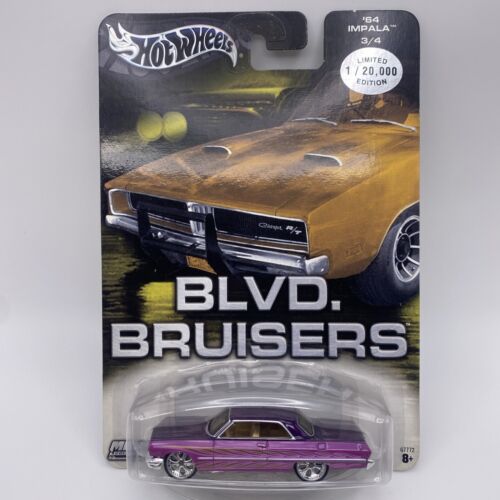 Hot Wheels Blvd. Bruisers 1964 Impala 3/4, Limited Edition 1/20,000. Pink/Purple | eBay Hot Wheels Blvd. Bruisers 1964 Impala 3/4, Limited Edition 1/20,000. Pink/Purple | eBay