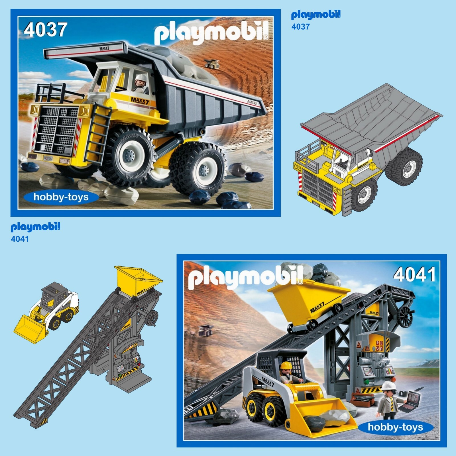 Playmobil 4037 4038 4041 * Construction Truck / Conveyor