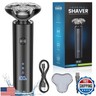 Electric Razor for Men,Men's Electric Shaver,3-Blade Rotary Shaving System,Waterproof Wet Dry Cordless Razor,Touch Switch,Type-C Fast Charging,Travel Lock,Digital Display,90+ Minutes Run Time