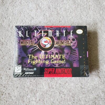 Ultimate Mortal Kombat 3 - SNES - Super Nintendo 1996 - Brand New & Sealed NIBS