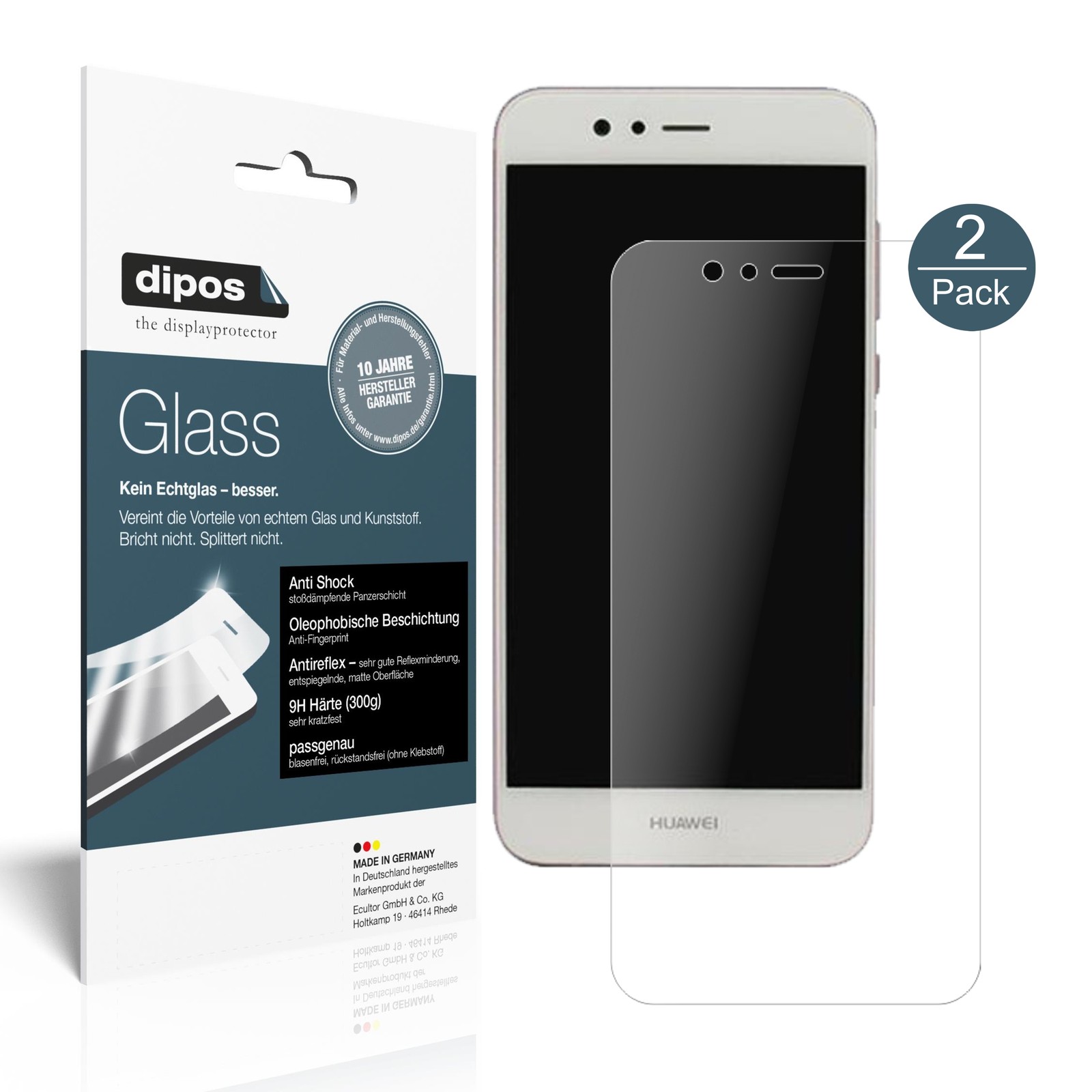 Huawei P7 Mini Pellicola Protettiva Schermo In Vetro Protezione Vetro Genuino EB