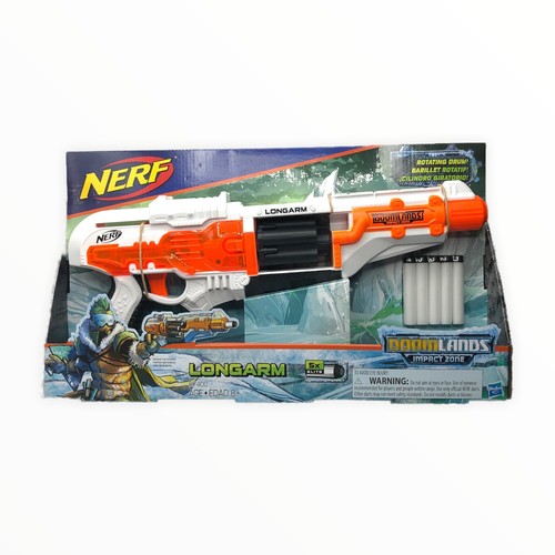 Nerf Gun Doomlands Impact Zone Longarm Blaster Gun Drum