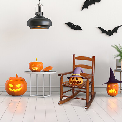 Child's Wood Rocking Chair Porch Rocker Back Garden Seat for Outdoor & Indoor