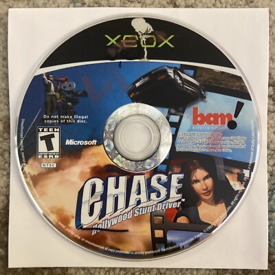   Chase: Hollywood Stunt Driver (OG Xbox, 2002) Good Disc Only! See Description