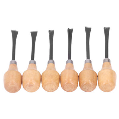 Wood Carving Chisel Set Sculpture Tools Hemispherical Handle DIY Craft Accessory