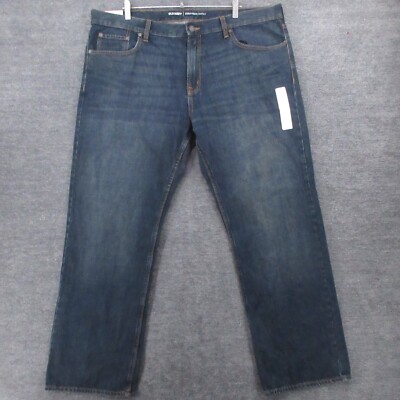 Old Navy Jeans Mens 42x32 Blue Straight Leg Mid Rise Cotton