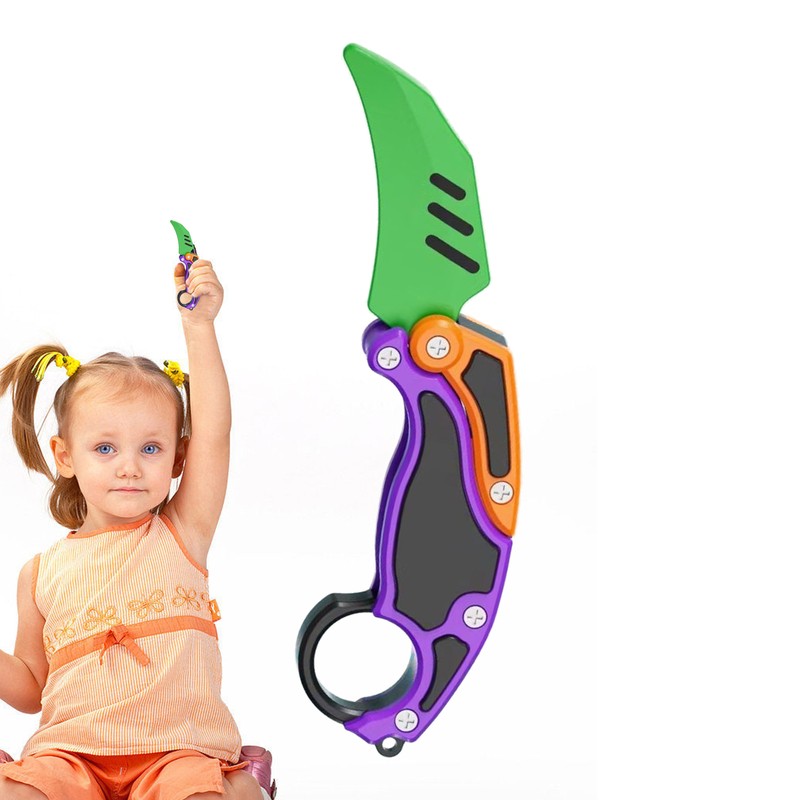3D Gravity Folding Claw Knife Butterfly Claw Gravity Carrot 
