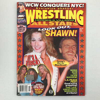 Wrestling All-Stars Heroes & Villains Nov 1996 Cover: Sunny & Shawn Michaels