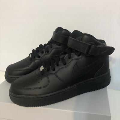 NIKE Air Force 1 Mid '07 Triple Black Mens CW2289-001 GS DH2933-001 5.5Y, 6Y