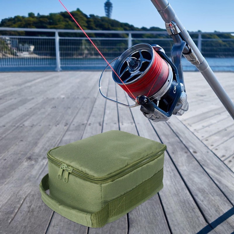 Fishing Reel Case Bait Storage Case Tackle Bags Soft Bait Organizer Fishing Bag