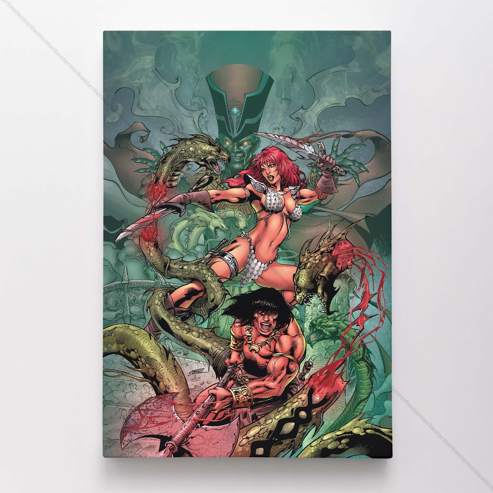 Red Sonja Poster Canvas Comic Book Art Print #1633
