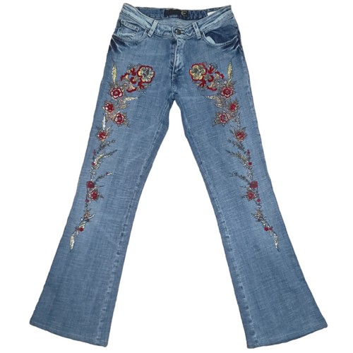 パンツ JUST CAVALLI Woman Pants Blue 76PAC100J0108 205 パンツ JUST CAVALLI Woman Pants Blue 76PAC100J0108 205 JUST