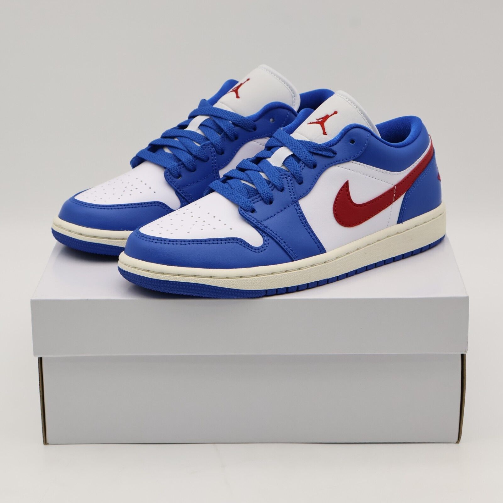DC0774-416 Nike Air Jordan 1 Low Sport Blue Gym Red Sail DC0774-416 Nike Air Jordan 1 Low Sport Blue Gym Red Sail