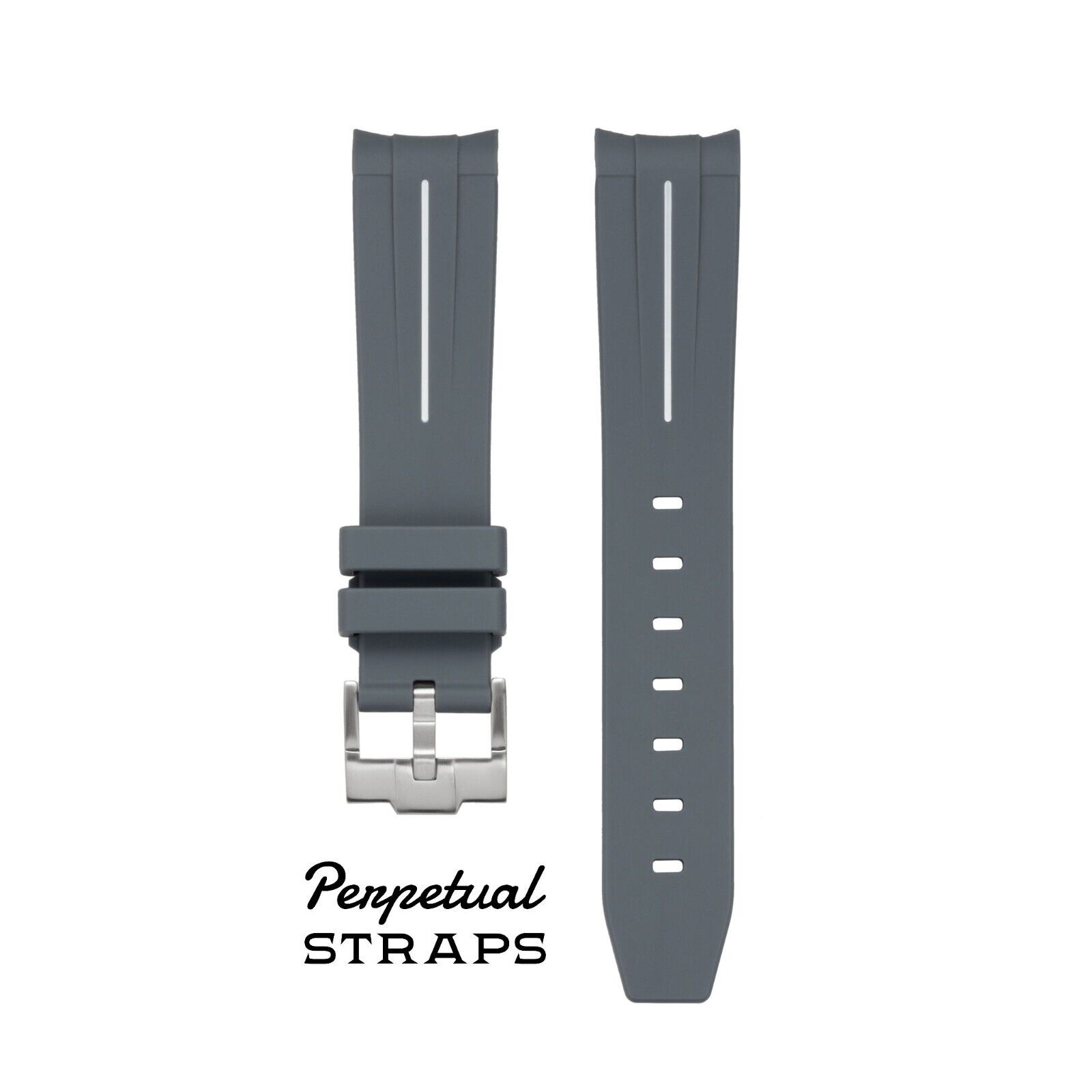 GRAY ACCENT - RUBBER WATCH STRAP for Omega X Swatch GRAY ACCENT - RUBBER WATCH STRAP for Omega X Swatch