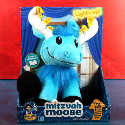 Mitzvah Moose Mensch Pets Hanukkah Menorah Animal Plush Monkeybar 2021 New