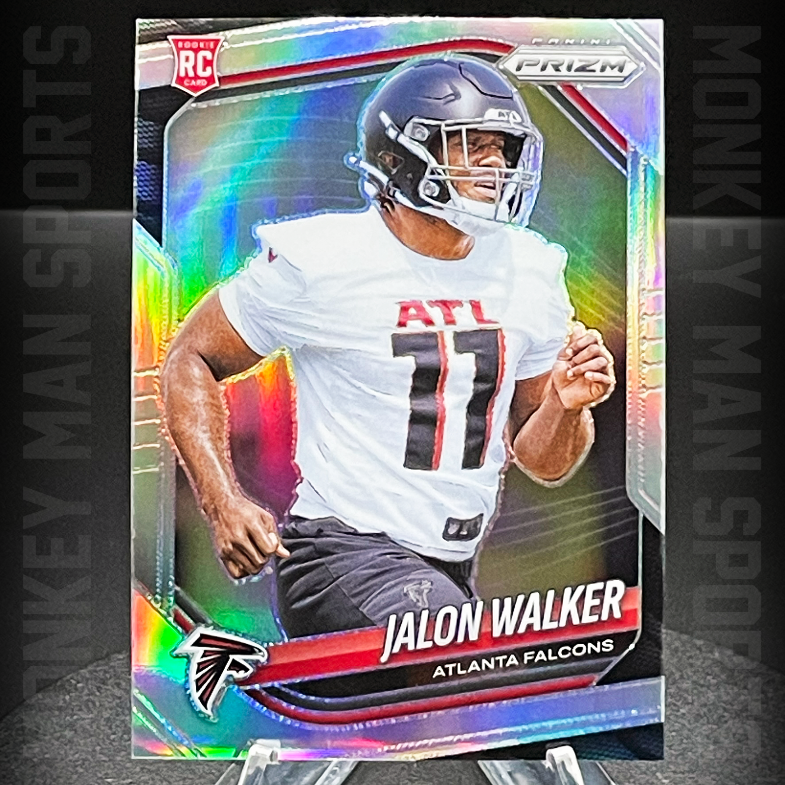 2025 Prizm - Jalon Walker Rookie RC - #398 PRIZM SILVER FALCONS MINT