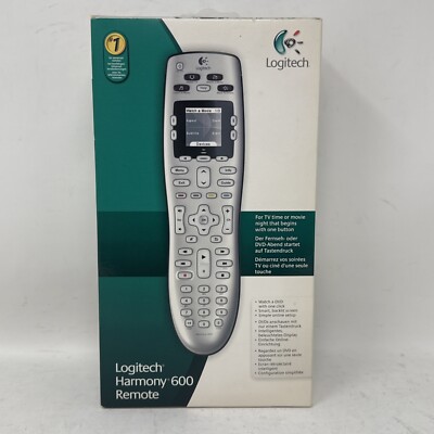 Logitech Harmony 600 Universal Remote Brand New Sealed