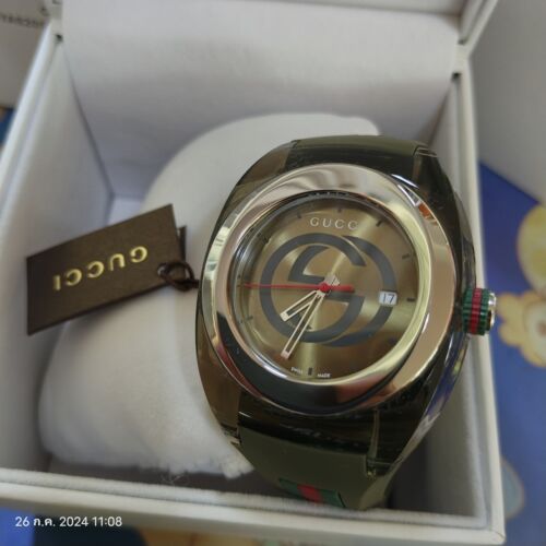 Brand New Gucci Sync XXL Watch KHAKI (YA137106) 731903349261 Brand New Gucci Sync XXL Watch KHAKI (YA137106) 731903349261
